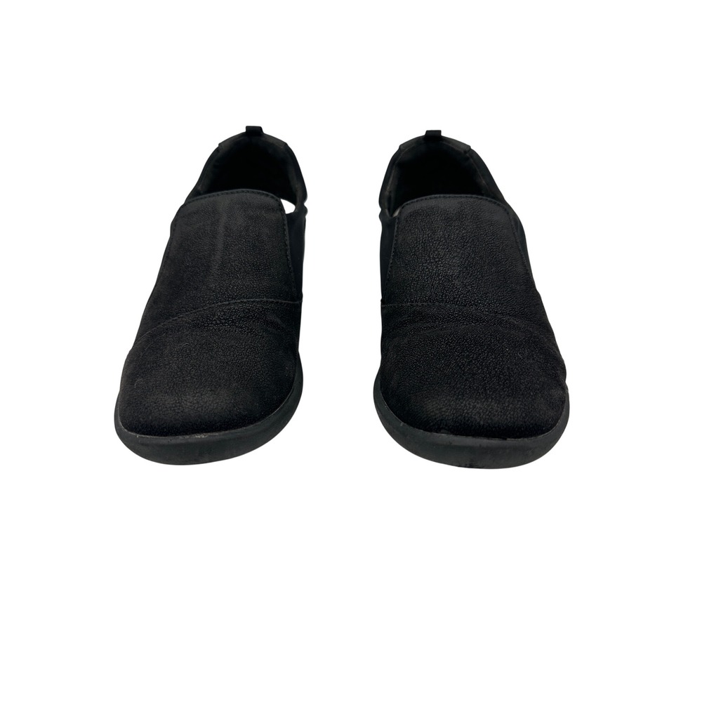 Clarks Cloudsteppers Slip On Women 6.5 Black Good Cushion Soft Casual Flats - Picture 2 of 11
